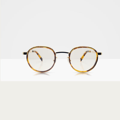 Richmond Power glasses frame - Gold Tortoise - Minus Eyewear